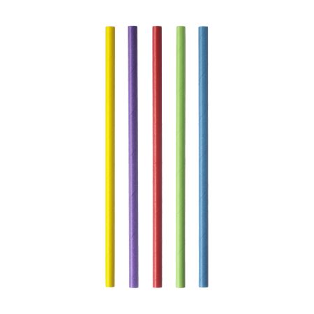 Flexible Multicolor Paper Straws FSC