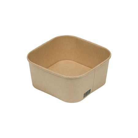 Square Kraft Food Container FSC