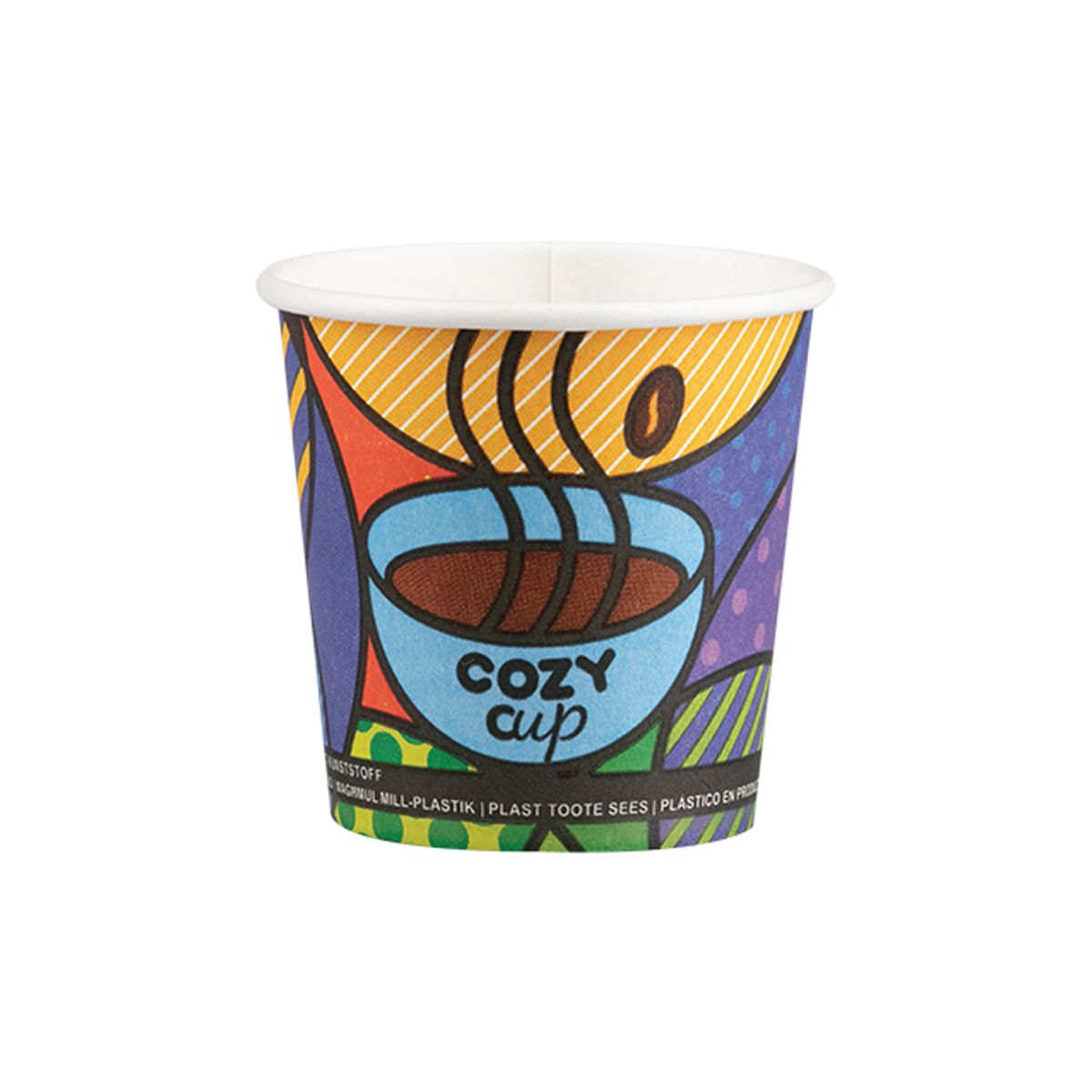 Single Wall Paper Cup Cozy Cup Design