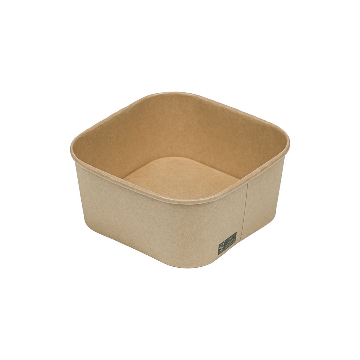 Square Kraft Food Container FSC