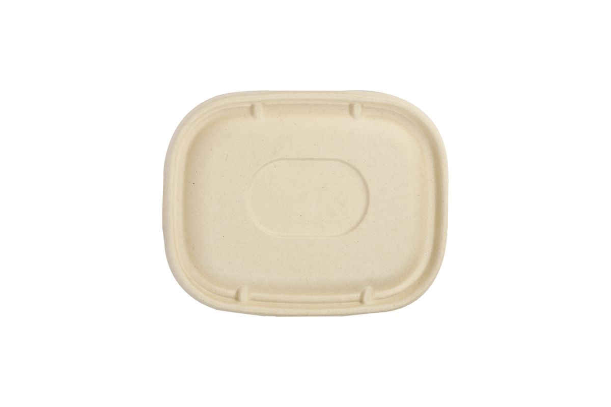 Sugarcane Lid for Safe lock Sugarcane Food Containers